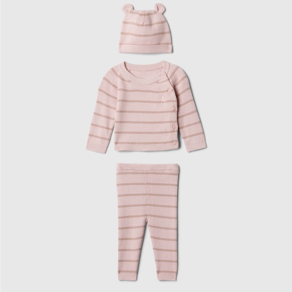 Baby Wrap Sweater Outfit Set